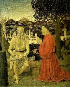 saint jerome and a worshipper Piero della Francesca
